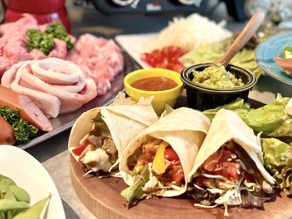 渋谷ピカリエリゾート本店 お手軽手ぶらBBQ×タコスコース