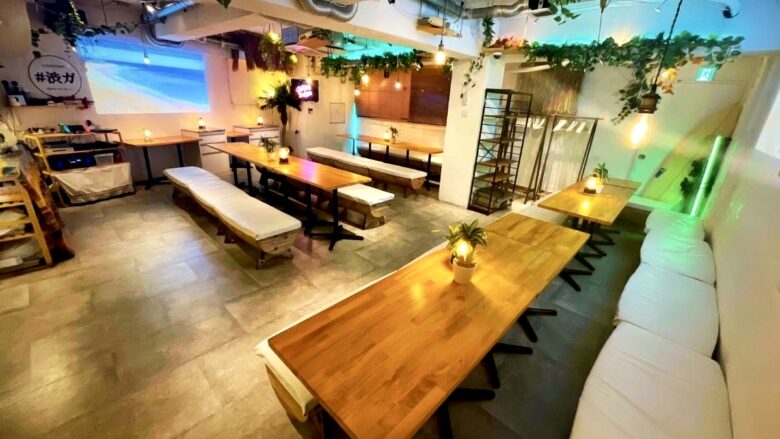 渋谷で少人数貸切するなら渋谷ピカリエ本店がおすすめ！渋谷駅から近いから貸切パーティーに最適です！ 大人数での貸切におすすめ！