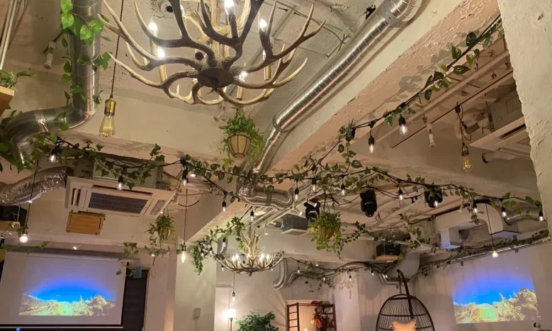 「渋谷ガーデンパティオ」は、貸切に特化したおしゃれ居酒屋です! 昼飲み大歓迎! 大画面プロジェクターを使った20人・30人・40人など大人数貸切はお任せください!