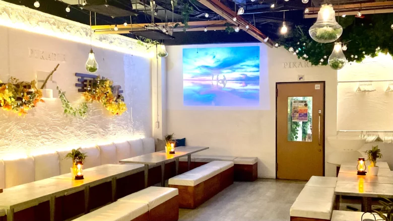 渋谷駅から徒歩2分の貸切パーティースペース!20人30人40人~100人まで系列店で対応可!
渋谷でプロジェクター上映会するなら「渋谷ピカリエ本店」!
渋谷駅から徒歩2分と好立地!