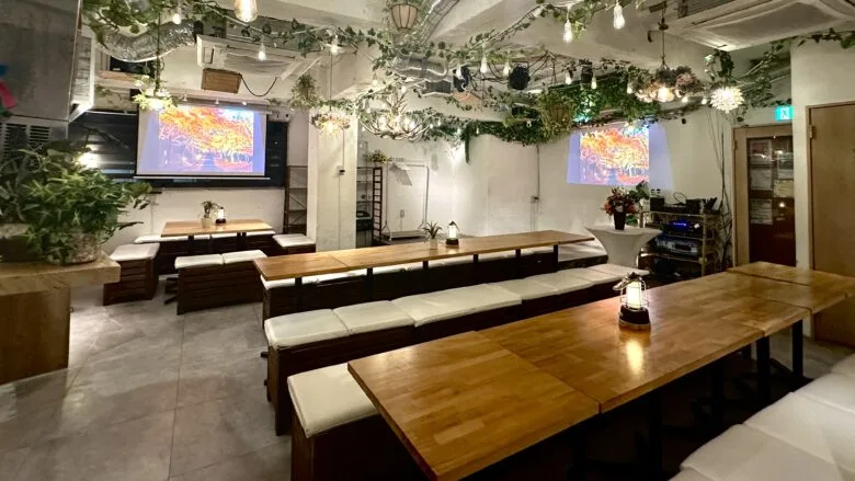 渋谷で80人貸切するなら渋谷ガーデンルーム3Fがおすすめ！渋谷駅から近いから大人数でも集まりやすい！